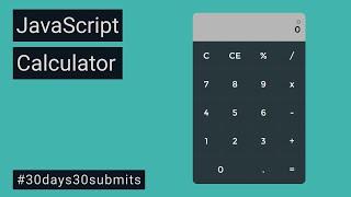 Build A Simple Calculator With JavaScript | Mini Project For Beginners