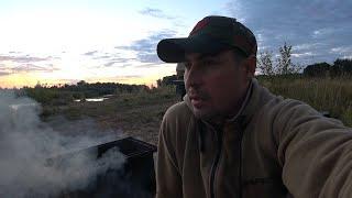 Fishing with Overnight. Feeder on the River