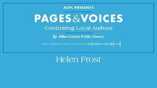 Pages & Voices: Helen Frost