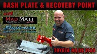 MadMatt 4WD Reviews the Superior Engine Diff Guard & Rated Recovery Point For The Toyota Hilux Vigo