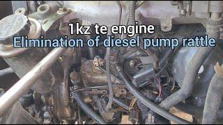 Elimination of diesel pump rattle _ Toyota 1kz te engine sounds setting