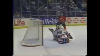 NY Rangers' Mike Richter robs NJ Devils' Bill Guerin (Game 2, ECF, 1994)