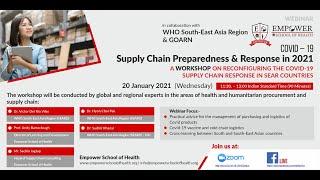 Webinar on Reconfiguring the covid-19supply chain response in South Asian and  South East Asian