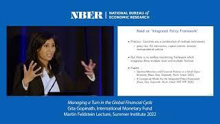 2022, 14th Annual Feldstein Lecture, Gita Gopinath, "Managing a Turn in the Global Financial Cycle"