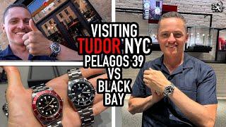 Best Tudor Dive Watch? Visiting The NYC Store: Pelagos 39 vs Black Bay Monochrome & My Submariner