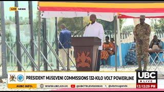 LIVE: MUSEVENI COMMISIONS THE KOLE - GULU - NEBBI - ARUA POWERLINE | AUGUST 3, 2024