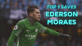 PREMIER LEAGUE | Top 5 Saves Ederson Moraes