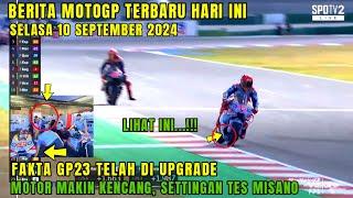 GEGERBERITA MOTOGP HARI INI SELASA 10 SEPTEMBER 2024,MOTOGP HARI INI, TES MISANO MARC MARQUEZ GACOR