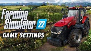 Farming Simulator 22   New Game Settings!