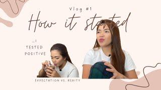 First Vlog + tested positive | Chat with me