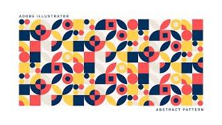 How to Create Abstract Pattern | Adobe Illustrator Tutorial