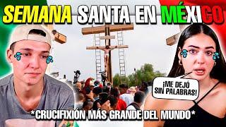  MIS SOBRINOS REACCIONAN a LA SEMANA SANTA en MÉXICO  *LA MÁS GRANDE del MUNDO*