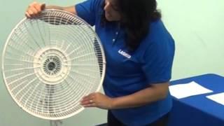 How to Assemble a Lasko® Pedestal Stand Fan in Minutes with No Tools!