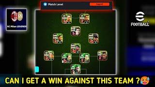 ഇതുവരെ കളിച്ചതിൽ വച്ച് ഏറ്റവും tough ആയ match|Ac milan legend team event|ai legend mode|efootball