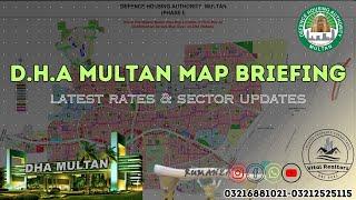 DHA Multan Map briefing | Prices and development