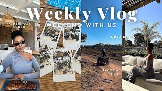 VLOG! Fathers Day Weekend With My Family! || Quad Biking, Shooting Range, New Restaurant & Church!