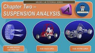  Want to perform suspension analysis in Adams car? (WATCH THIS) | MSC ADAMS CAR TUTORIAL
