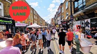 Summer 2024 Flea Market in Brick Lane, East London