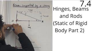 Edexcel A Level Maths: 7.4 Hinges, Beams and Rods (Static of Rigid Body Part 2)