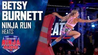 Betsy Burnett crashes out of the competition | Australian Ninja Warrior 2019