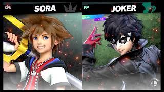 Super Smash Bros Ultimate Amiibo Fights – Sora & Co #280 Sora vs Joker
