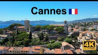 Cannes - French Riviera - 4K Walking Tour & Drone footage #cannes #cannesfestival #festivaldecannes