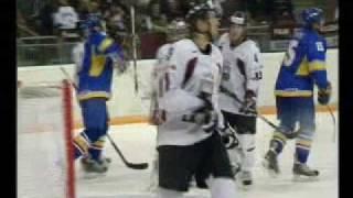 Latvia 4:2 Ukraine: Olympic qualification Vancouver 2010