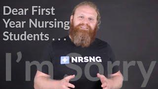 An Open Letter To First Year Nursing Students