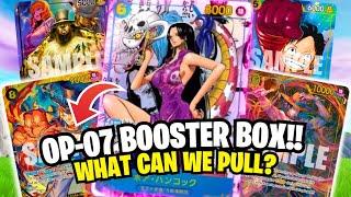 *NEW* OP-07 BOOSTER BOX Opening!! One Piece Card Game