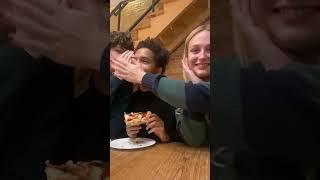 Alyvia Alyn Lind, Björgvin Arnarson, and Jackson Reid Kelly Instagram livestream 10 Dec 2023