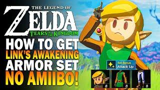 Get The Links Awakening Armor Set! NO AMIIBO! Zelda Tears Of The Kingdom - TOTK Armor