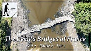 Ponts du Diable, Devil's bridges, Aber Wrac'h (Pont Krac'h), France - on foot and with drone