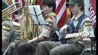 Troop 208 Boy Scout Band - Song - Host of Freedom March