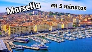 ️ MARSELLA en 5 minutos (4K) 🟡 TOP 10 lugares imprescindibles | Francia