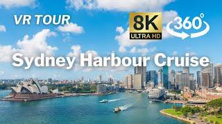【360°VR】Sydney Harbour Cruise - Virtual Nature Relaxation 8K Video