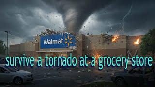 survive a tornado if you are in a grocery store