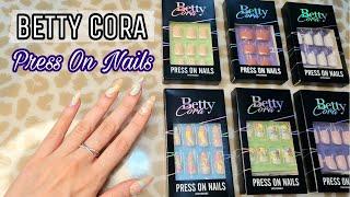 BETTY CORA PRESS ON NAILS Review and Application || Testing Betty Cora Press On Nails