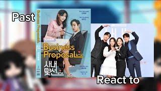 Past business proposal react to future…///part 1 / 2 ///ship///short///no hate comments