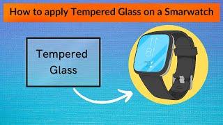 Apply Tempered Glass on a Smartwatch ‍ #shorts #trending #viral #tech #smartwatch #whatsappstatus