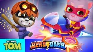 NEW GADGET!  Epic Jet Bike RACE – Talking Tom Hero Dash (GAME UPDATE)