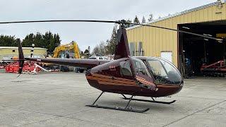 Epic Robinson R44 Raven II Helicopter Start Up & Take-Off