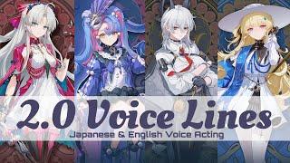 Wuthering Waves 2.0 Rinascita NEW Character Voice Lines! Japanese & English Voice Acting (Not Leaks)