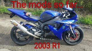 2003 Yamaha R1 5PW Walk around