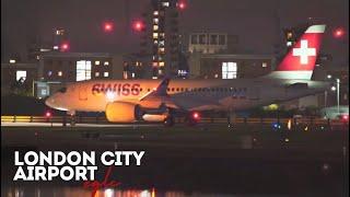 London City Airport Live - 1st November 2024 - Day Into Night