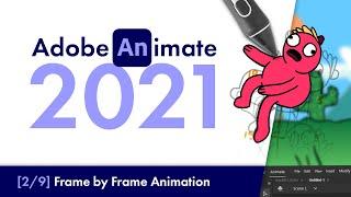 Adobe Animate 2021: Frame by Frame Animation [#2] | Beginners Tutorial