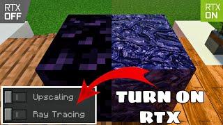 How To Enable RTX In Minecraft for FREE  How to Get Minecraft RTX ?