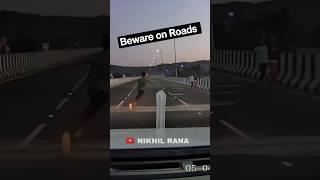 BEWARE ON INDIAN ROADS  DASHCAM IMPORTANCE #safercarsforindia #safercars #nikhilrana #liveaccident