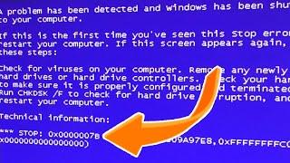 Синий экран 0x0000007B при загрузке