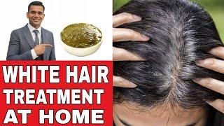 White Hair Treatment At Home | DIY Hair  Mask To Reverse Grey Hair