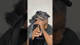 HowTo Braid Crochet Method Triangle Braids #bantuknots #howtobraidyourownhair #4chair #youtubechamps